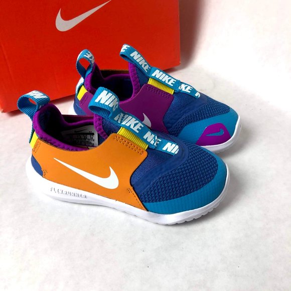 Nike Flex Runner Shoes CK1743-400 Blue Purple - Picture 2 of 6